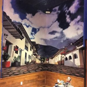 Mural Street View At Casa Colombia - Rex Hamilton