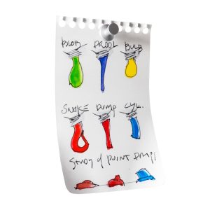 Study Of Paint Drips - Miles Jaffe