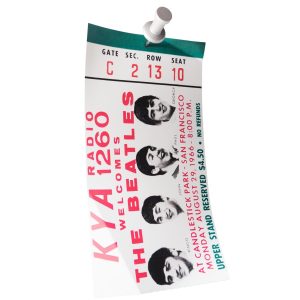 Beatles Ticket 1966- Miles Jaffe