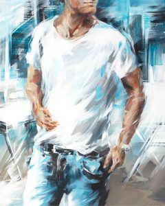 Blanc Turquoise - Murielle Vanhove